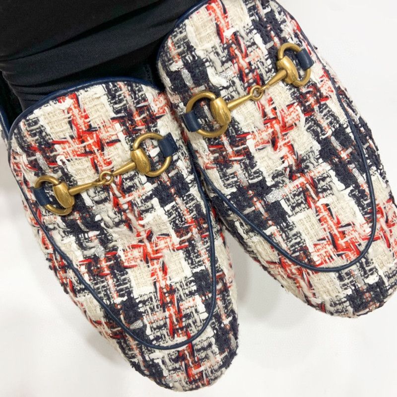 Gucci Gucci Colorful Woven Loafers for Women 0079 Size US 7.5 / EU 40-41 - 7 Thumbnail