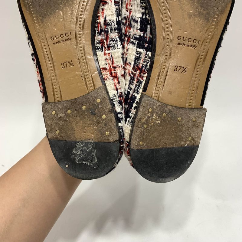 Gucci Gucci Colorful Woven Loafers for Women 0079 Size US 7.5 / EU 40-41 - 9 Thumbnail