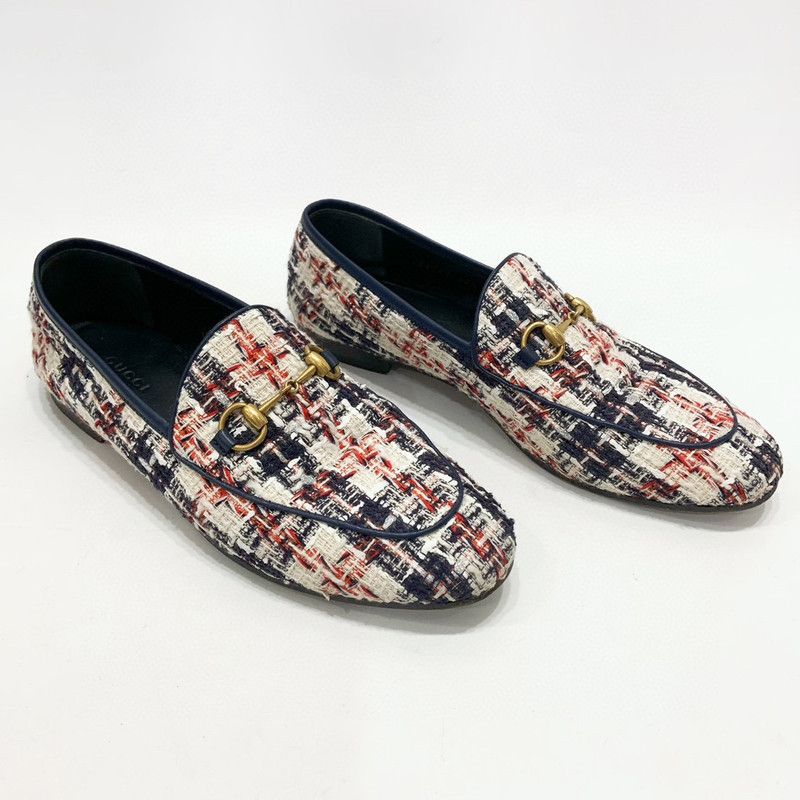 Gucci Gucci Colorful Woven Loafers for Women 0079 Size US 7.5 / EU 40-41 - 6 Thumbnail