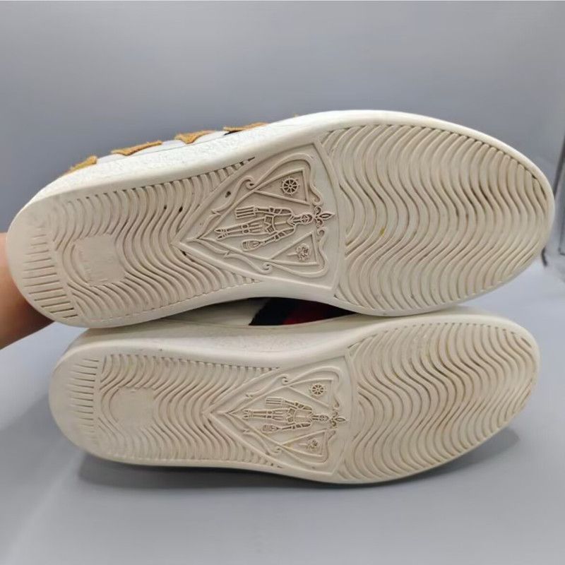 Gucci Gucci Ace Embroidered Love Sneakers 0079 Size US 6.5 / EU 39-40 - 4 Thumbnail