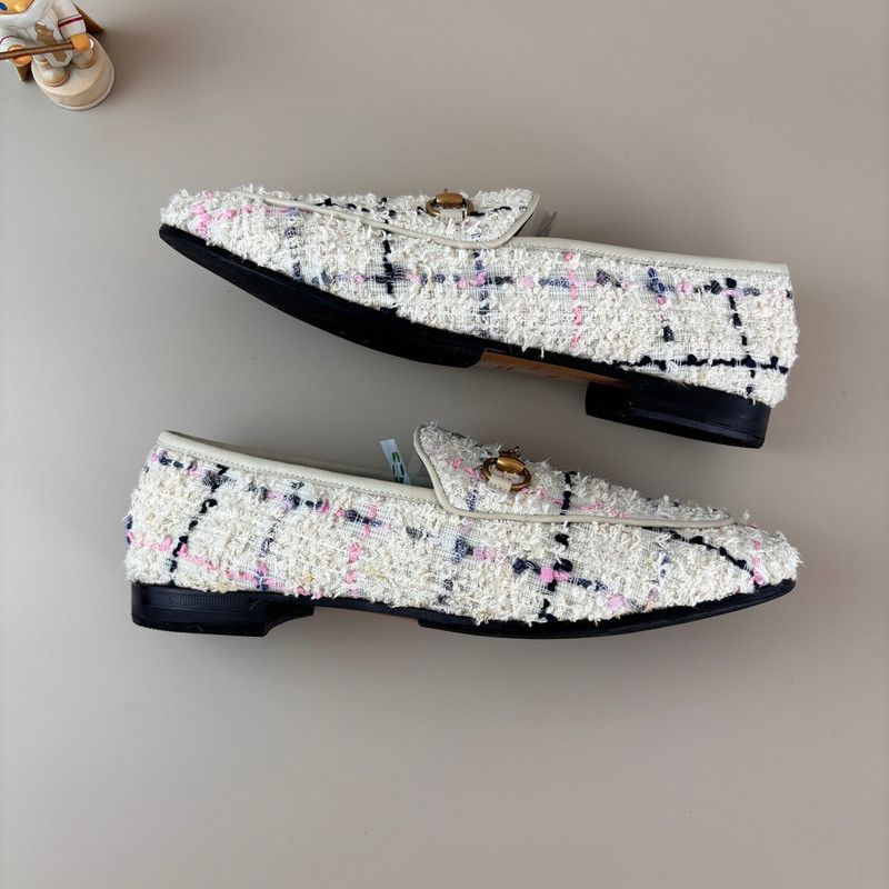 Gucci Gucci White Casual Loafers with Pink Accents 0079 Size US 8.5 / EU 41-42 - 6 Thumbnail