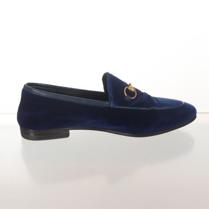 Gucci Gucci Princetown Velvet Loafers in Blue 0079 Size US 6.5 / EU 39-40 - 5 Thumbnail