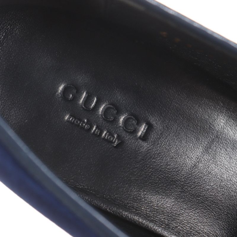 Gucci Gucci Princetown Velvet Loafers in Blue 0079 Size US 6.5 / EU 39-40 - 11 Thumbnail