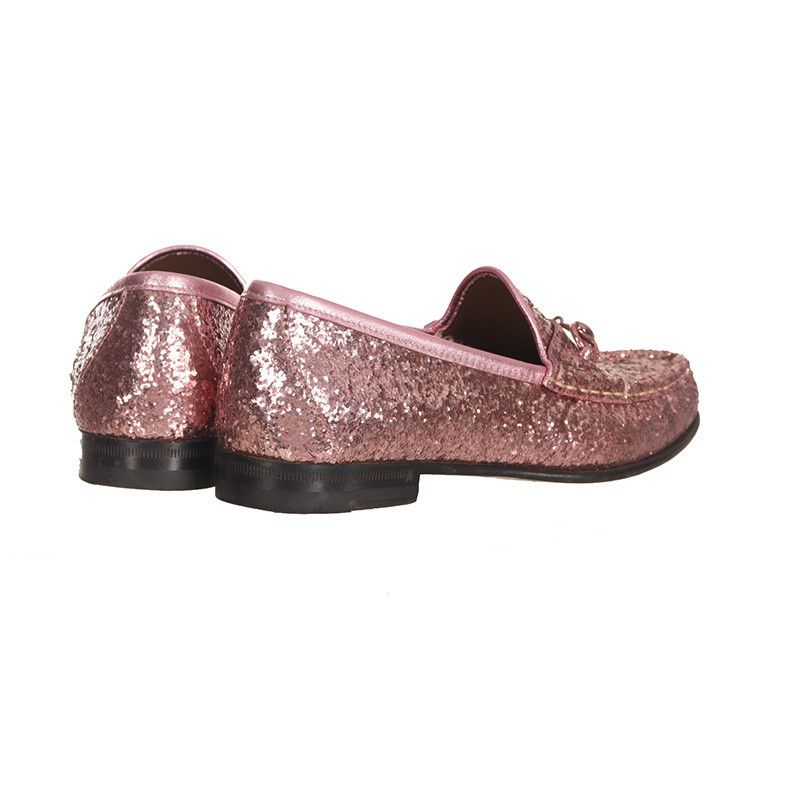 Gucci Gucci Pink Sequined Flat Shoes 0079 Size US 5.5 / EU 38 - 4 Thumbnail