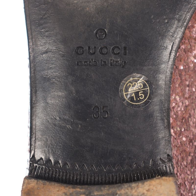 Gucci Gucci Pink Sequined Flat Shoes 0079 Size US 5.5 / EU 38 - 7 Thumbnail