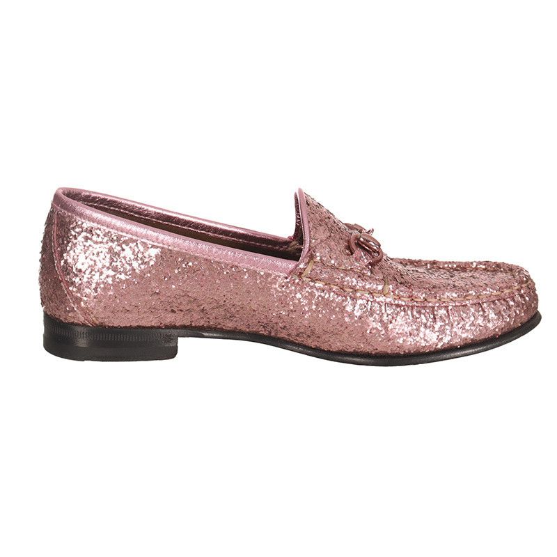 Gucci Gucci Pink Sequined Flat Shoes 0079 Size US 5.5 / EU 38 - 5 Thumbnail