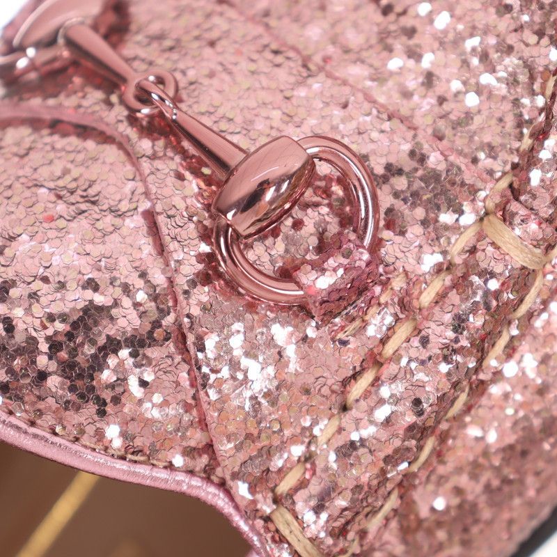 Gucci Gucci Pink Sequined Flat Shoes 0079 Size US 5.5 / EU 38 - 8 Thumbnail