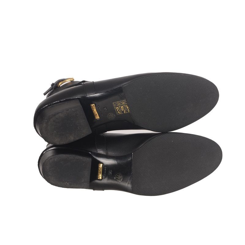 Gucci Gucci All-Leather Black Ankle Boots 0079 Size US 6.5 / EU 39-40 - 4 Thumbnail