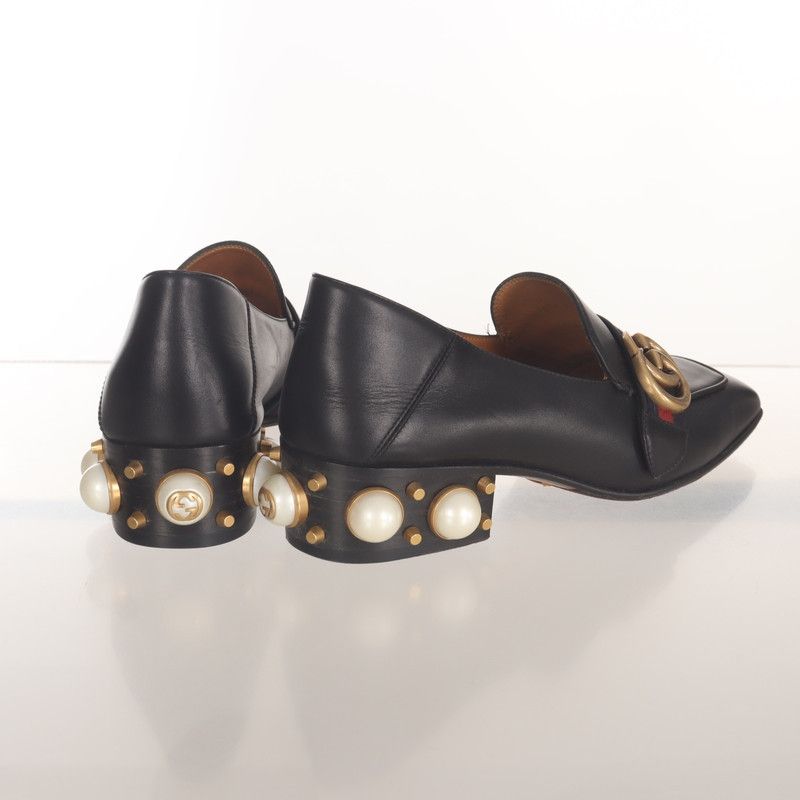 Gucci Gucci Black Pearl Mary Jane Shoes 0079 Size US 5 / EU 37 - 4 Thumbnail