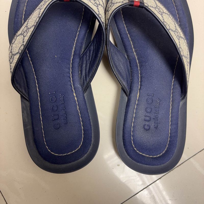 Gucci Gucci Stylish Blue Casual Flip Flops 0079 Size US 8 / EU 41 - 7 Thumbnail