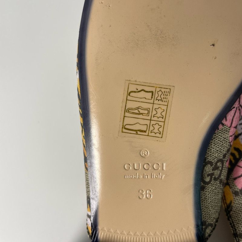 Gucci Gucci Colorful Tiger Print Slippers 0079 Size US 5.5 / EU 38 - 4 Thumbnail
