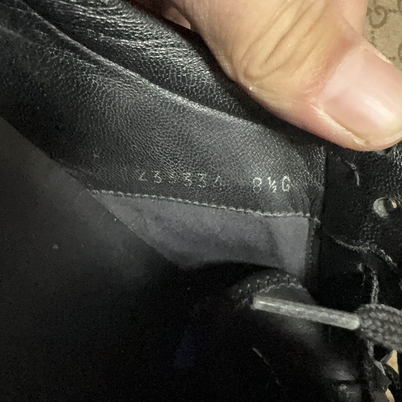 Gucci Gucci Black Leather Casual Sneakers 0079 Size US 9 / EU 42 - 5 Thumbnail