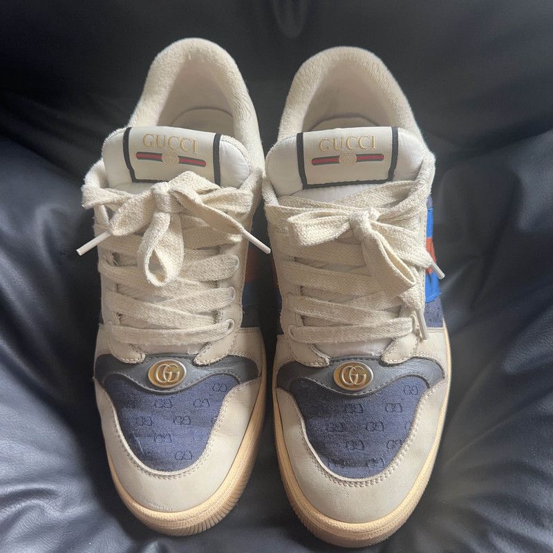 Gucci Gucci Screener Low-Top Fashion Sneakers for Men 0079 Size US 8 / EU 41 - 2 Thumbnail
