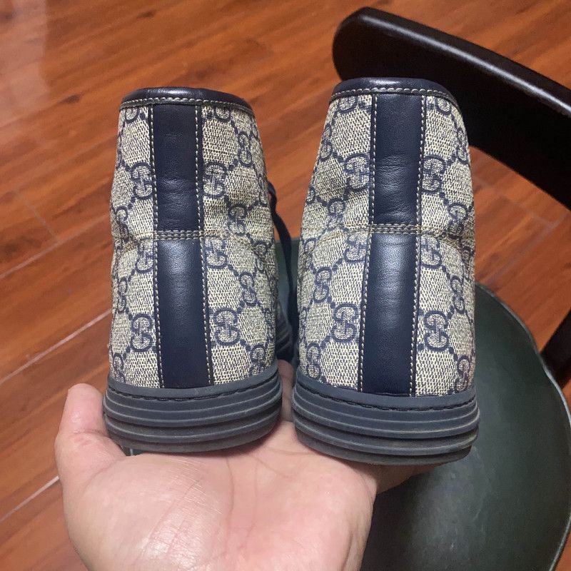 Gucci Gucci GG Supreme High-Top Fashion Sneakers 0079 Size US 8 / EU 41 - 3 Thumbnail