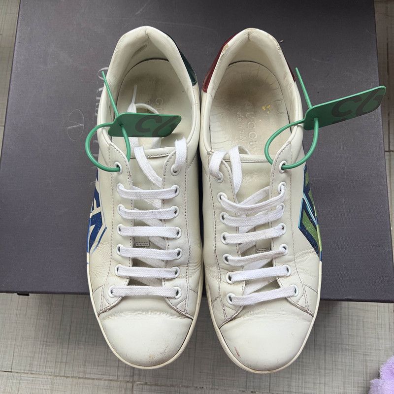 Gucci Gucci Ace Loved Vintage Leather Sneakers 0079 Size US 8 / EU 41 - 7 Thumbnail