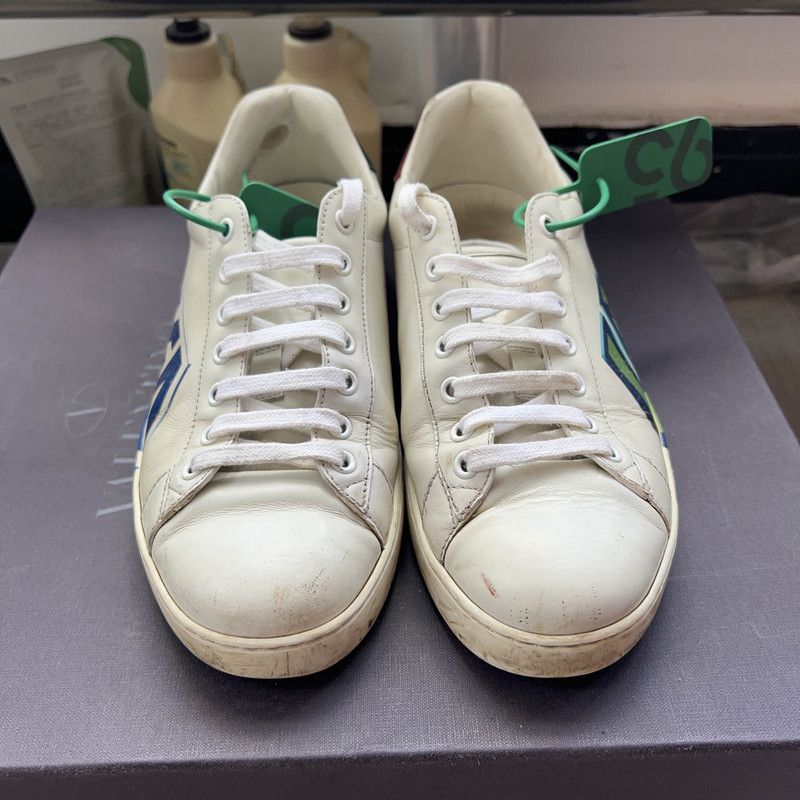 Gucci Gucci Ace Loved Vintage Leather Sneakers 0079 Size US 8 / EU 41 - 2 Thumbnail