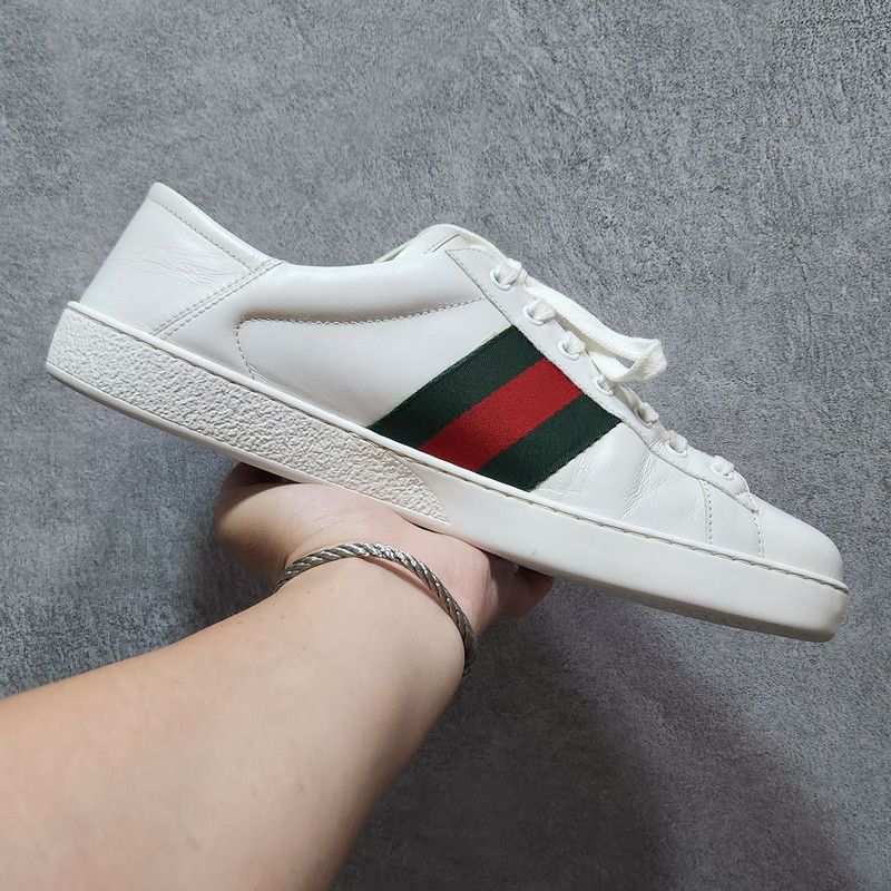 Gucci Gucci Ace Low Top Fashion Sneakers for Men 0079 Size US 10.5 / EU 43-44 - 8 Thumbnail