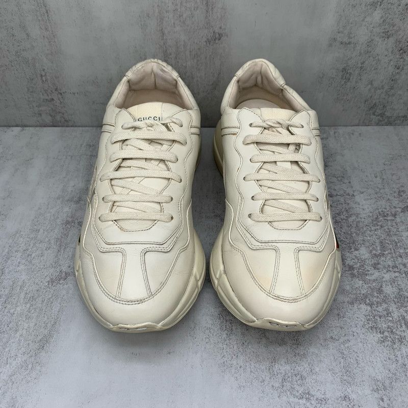 Gucci Gucci Rhyton Logo Low-Top Dad Sneakers 0079 Size US 8 / EU 41 - 4 Thumbnail