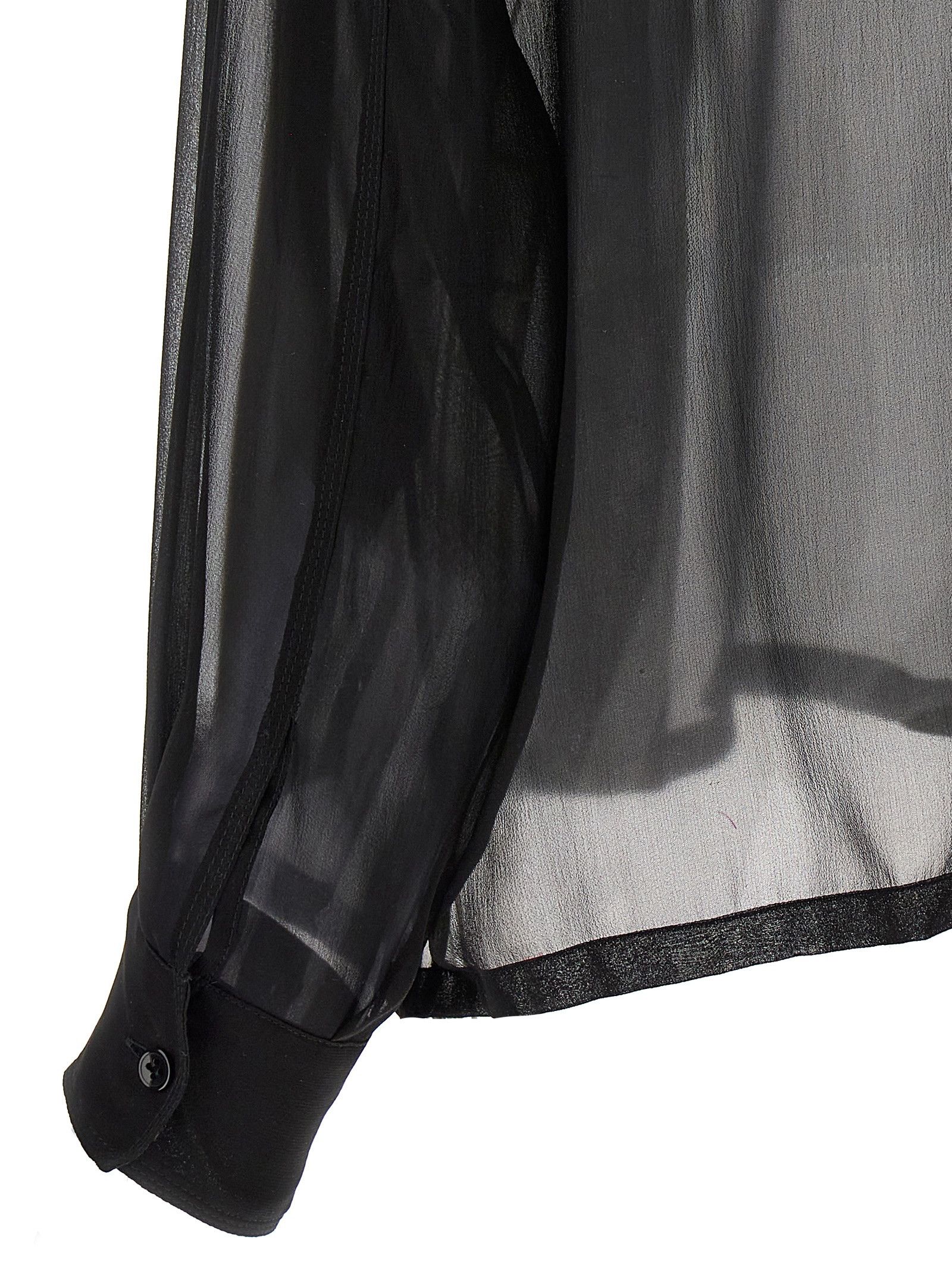 Saint Laurent Paris Silk Muslin Shirt Size M / US 6-8 / IT 42-44 - 4 Thumbnail