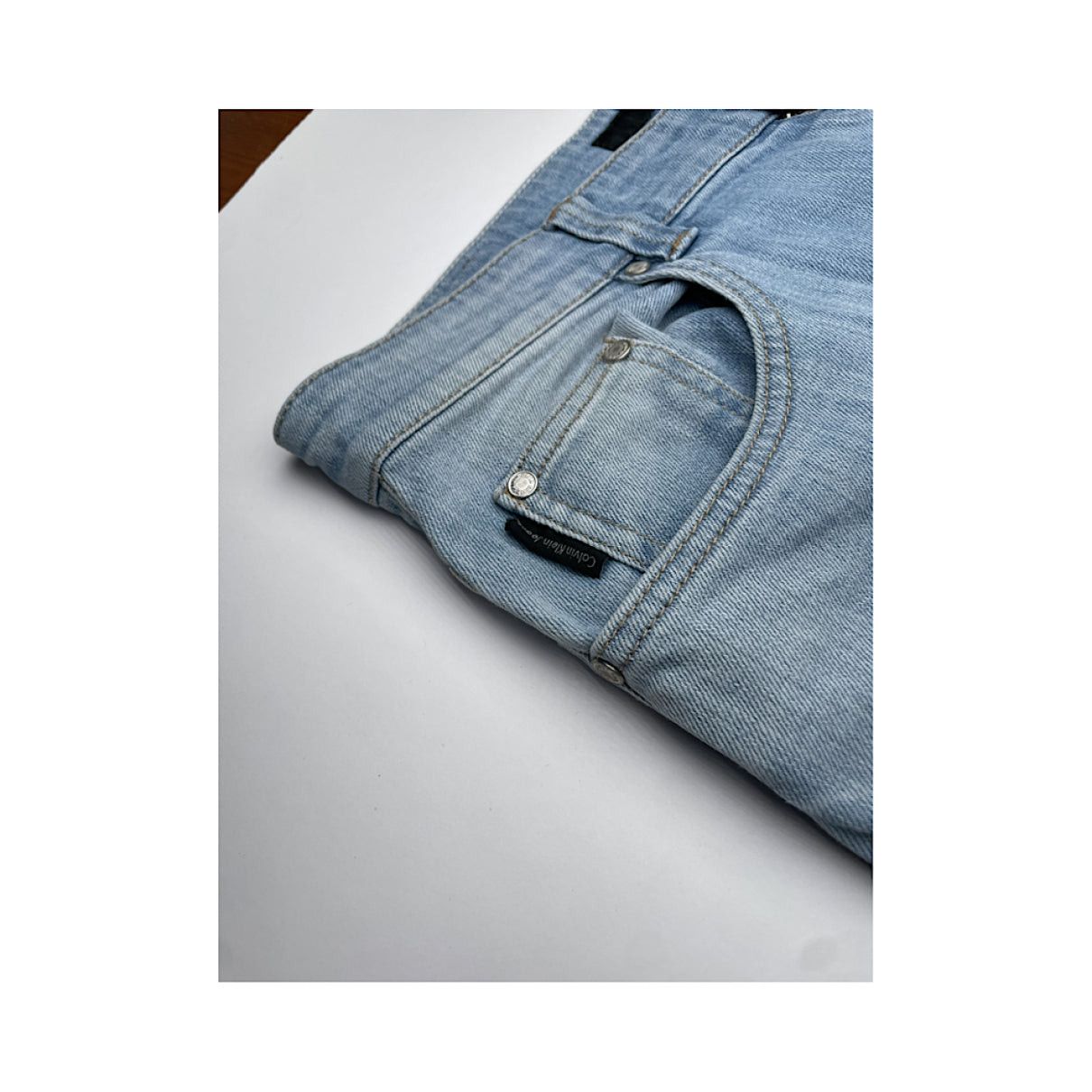 Other CALVIN KLEIN JEANS Blue Cotton Jean Size 42" / US 20 - 4 Thumbnail