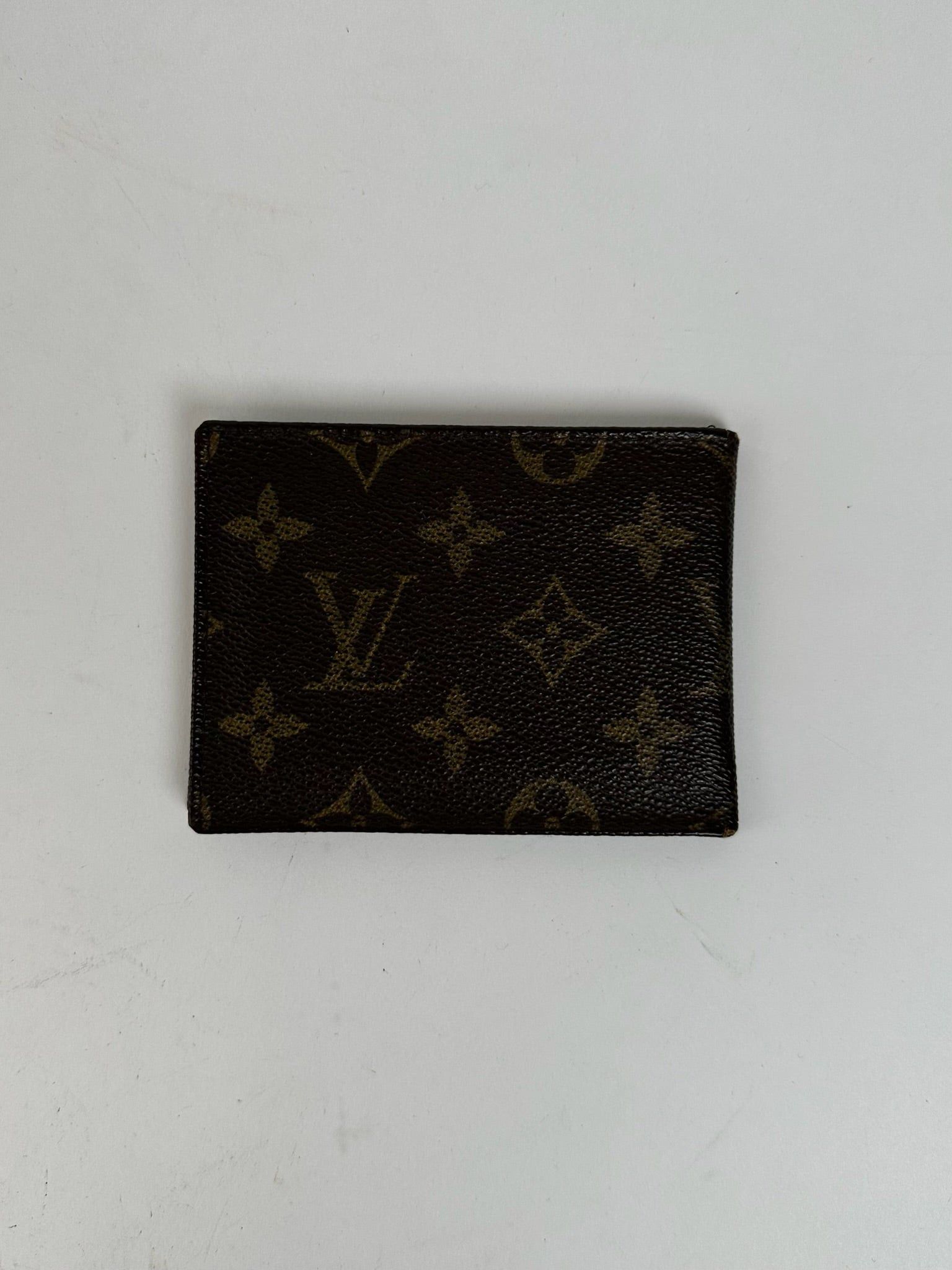 Louis Vuitton Vintage leather Monogram Card Holder Brown Size ONE SIZE - 3 Thumbnail