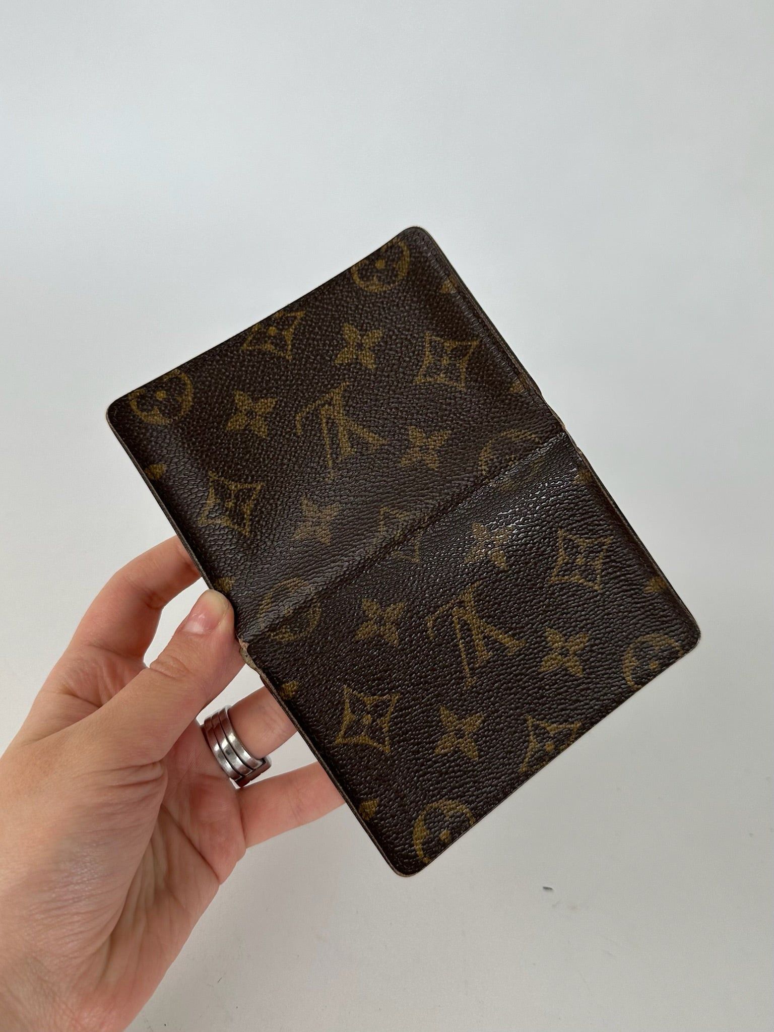 Louis Vuitton Vintage leather Monogram Card Holder Brown Size ONE SIZE - 6 Thumbnail