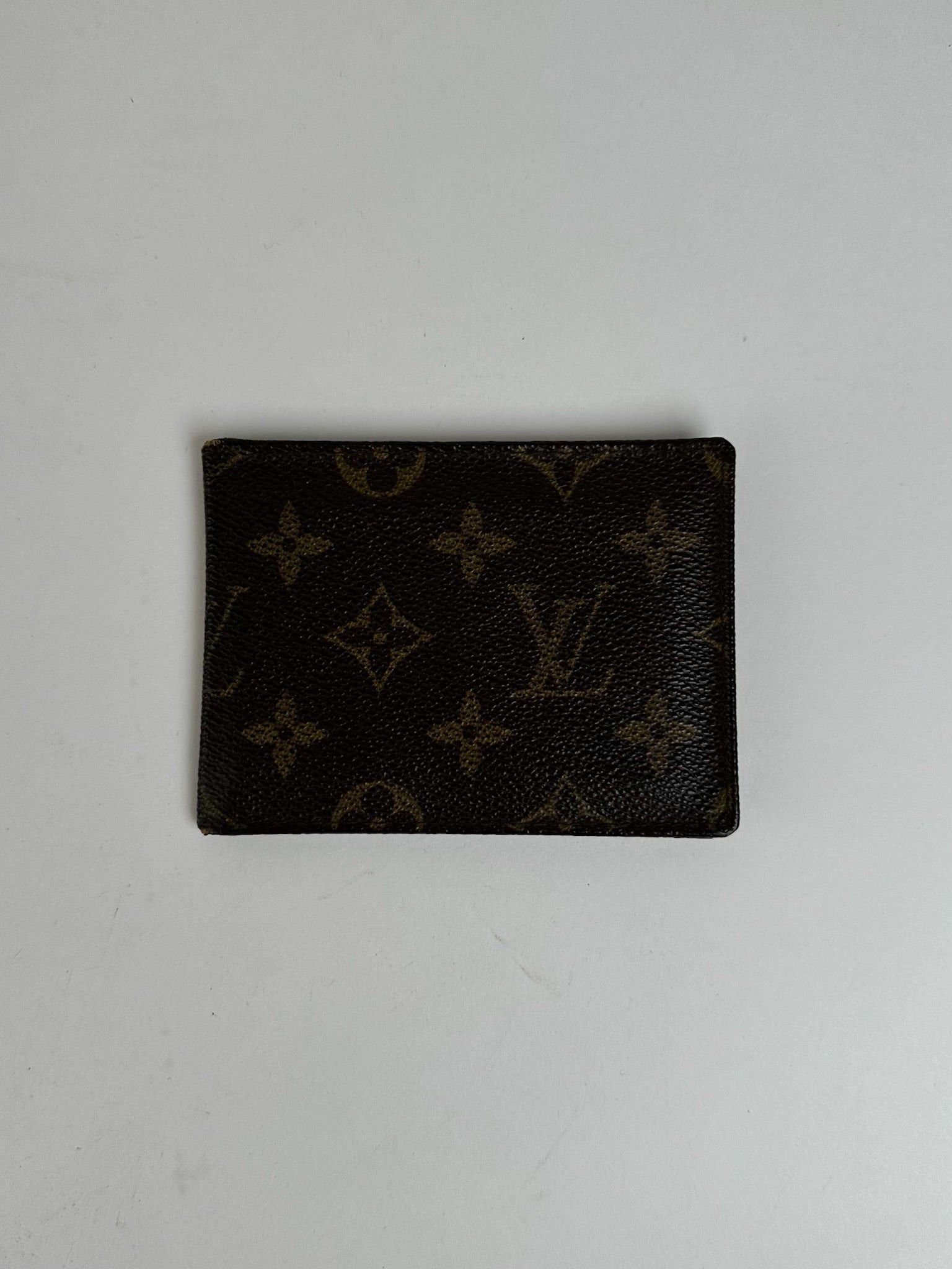 Louis Vuitton Vintage leather Monogram Card Holder Brown Size ONE SIZE - 4 Thumbnail