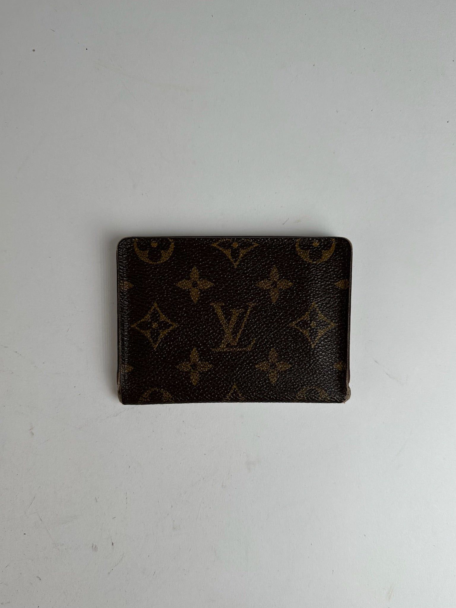 Louis Vuitton Vintage leather Monogram Card Holder Brown Size ONE SIZE - 9 Thumbnail