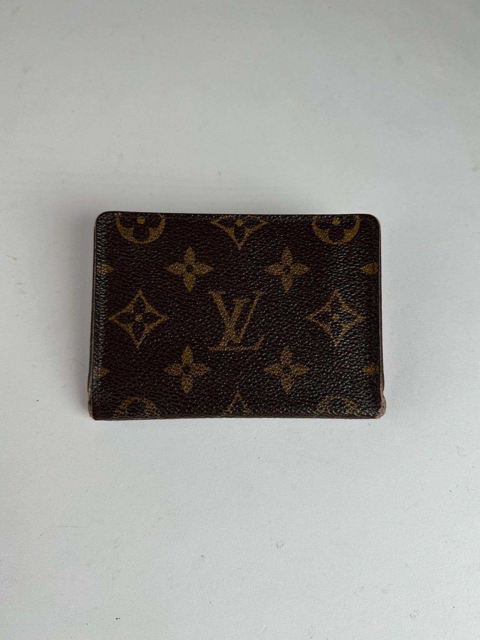 Louis Vuitton Vintage leather Monogram Card Holder Brown Size ONE SIZE - 5 Thumbnail