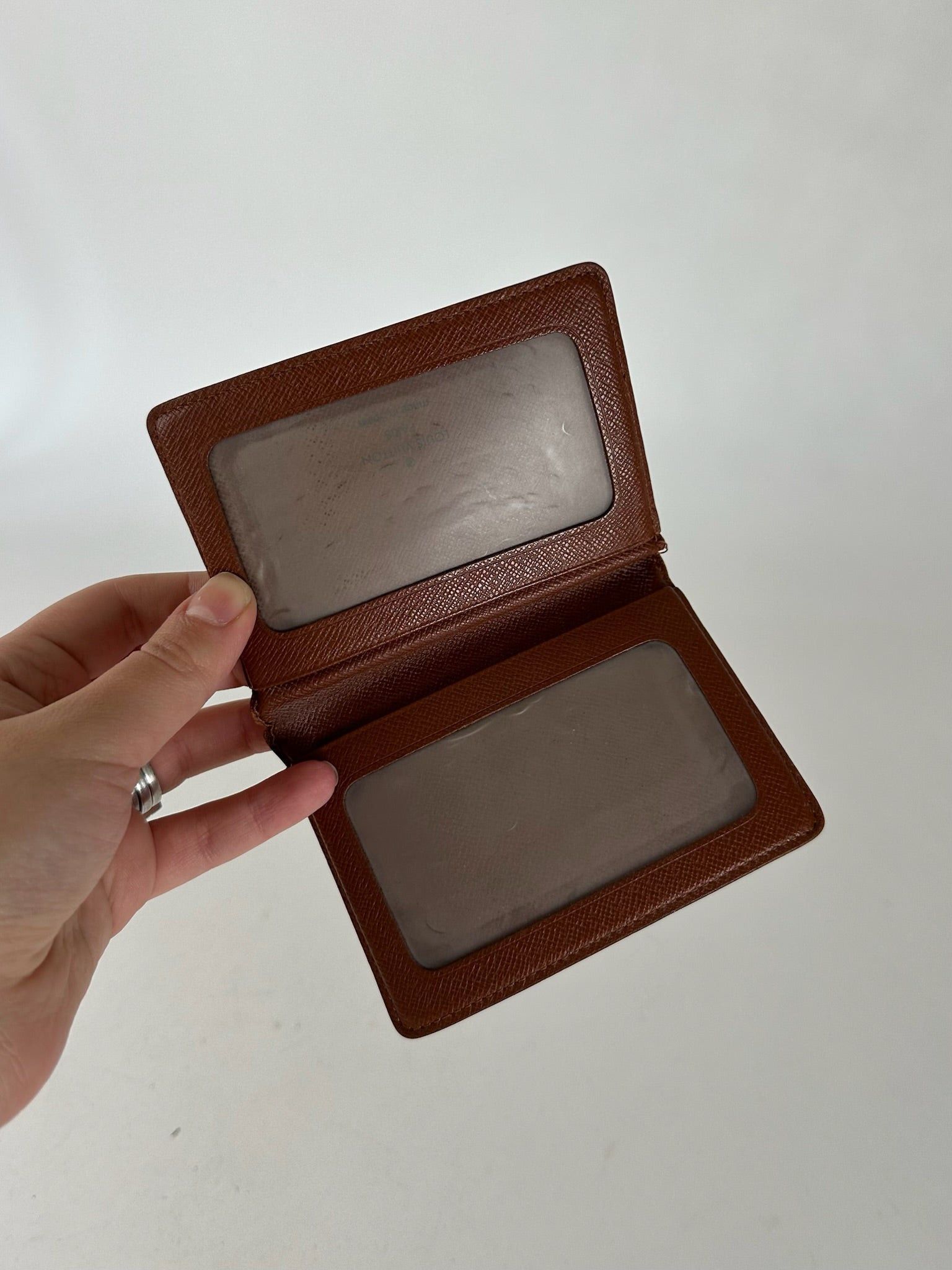 Louis Vuitton Vintage leather Monogram Card Holder Brown Size ONE SIZE - 8 Thumbnail