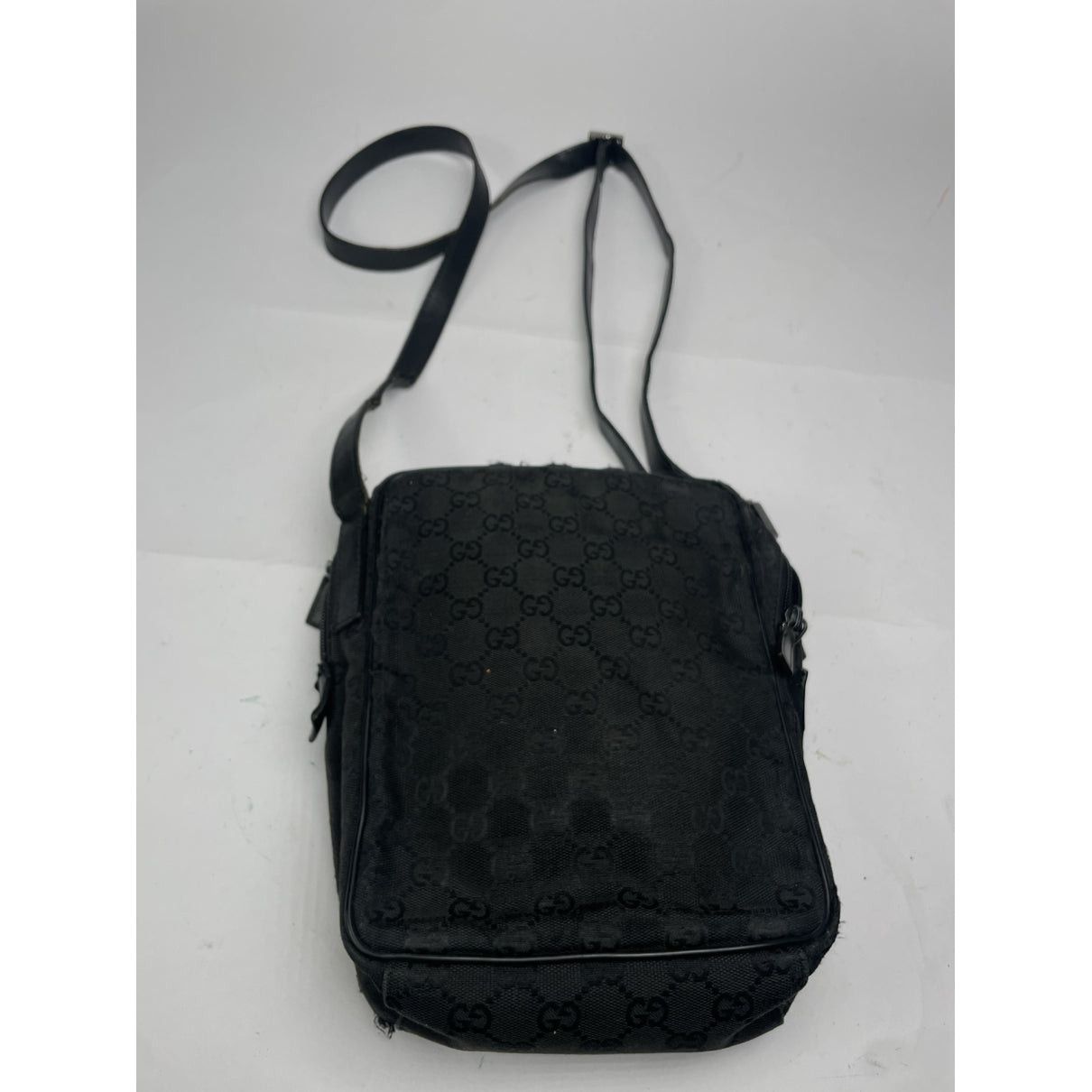 Gucci Jackie Vintage Black Cotton Handbag Size ONE SIZE - 4 Thumbnail