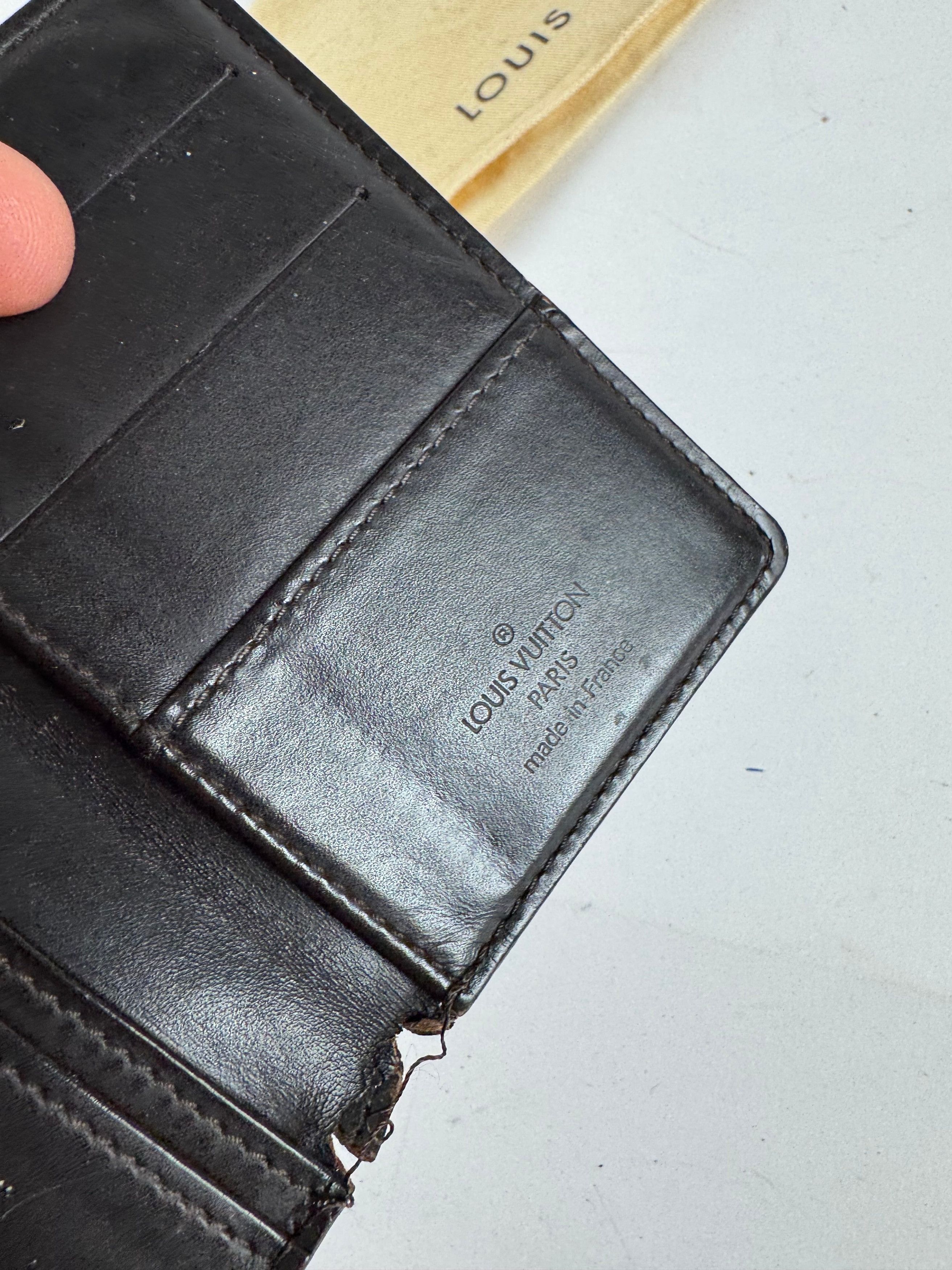 Louis Vuitton Vintage Vernis Leather card holder black Size ONE SIZE - 5 Thumbnail