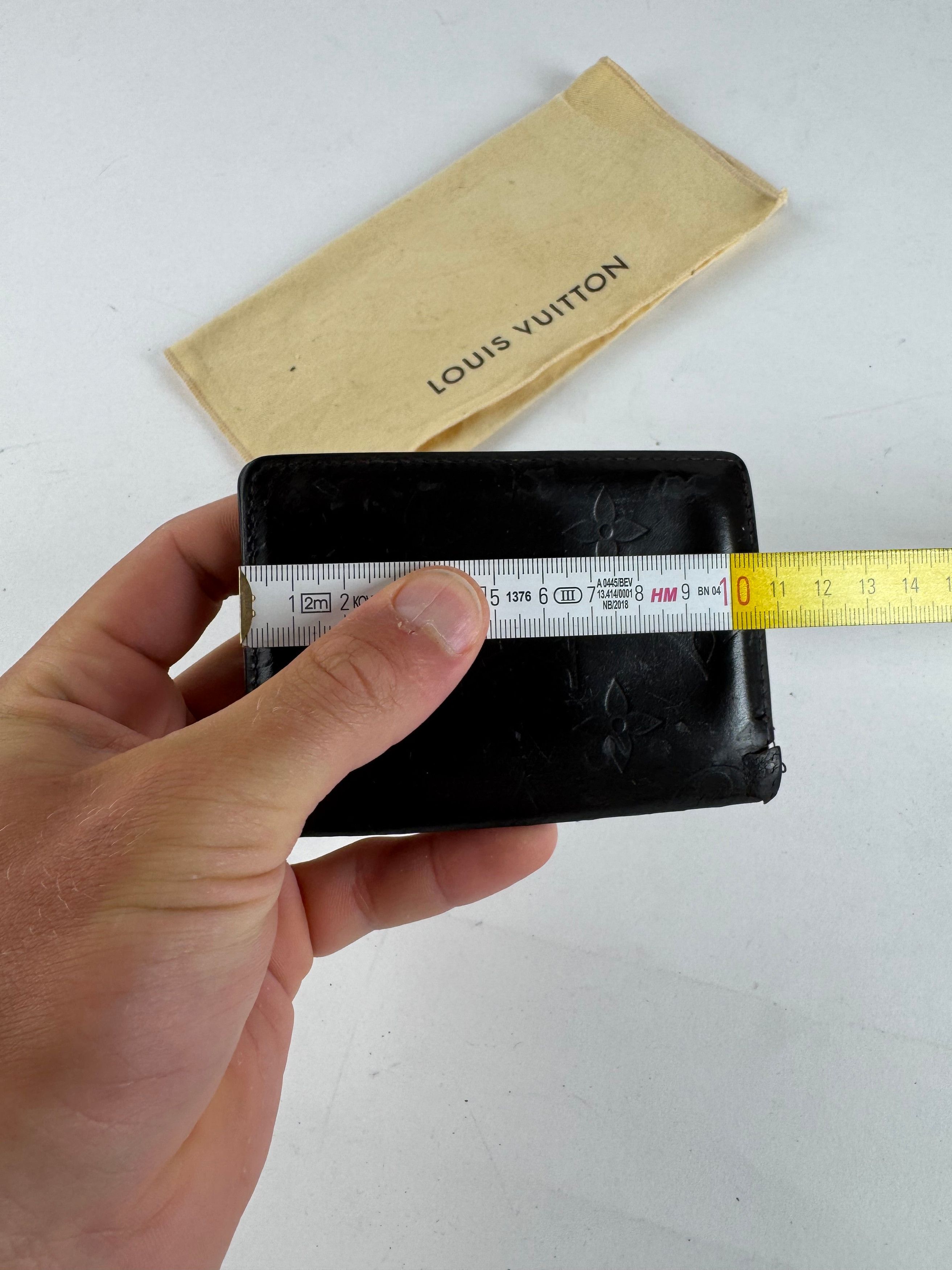 Louis Vuitton Vintage Vernis Leather card holder black Size ONE SIZE - 4 Thumbnail
