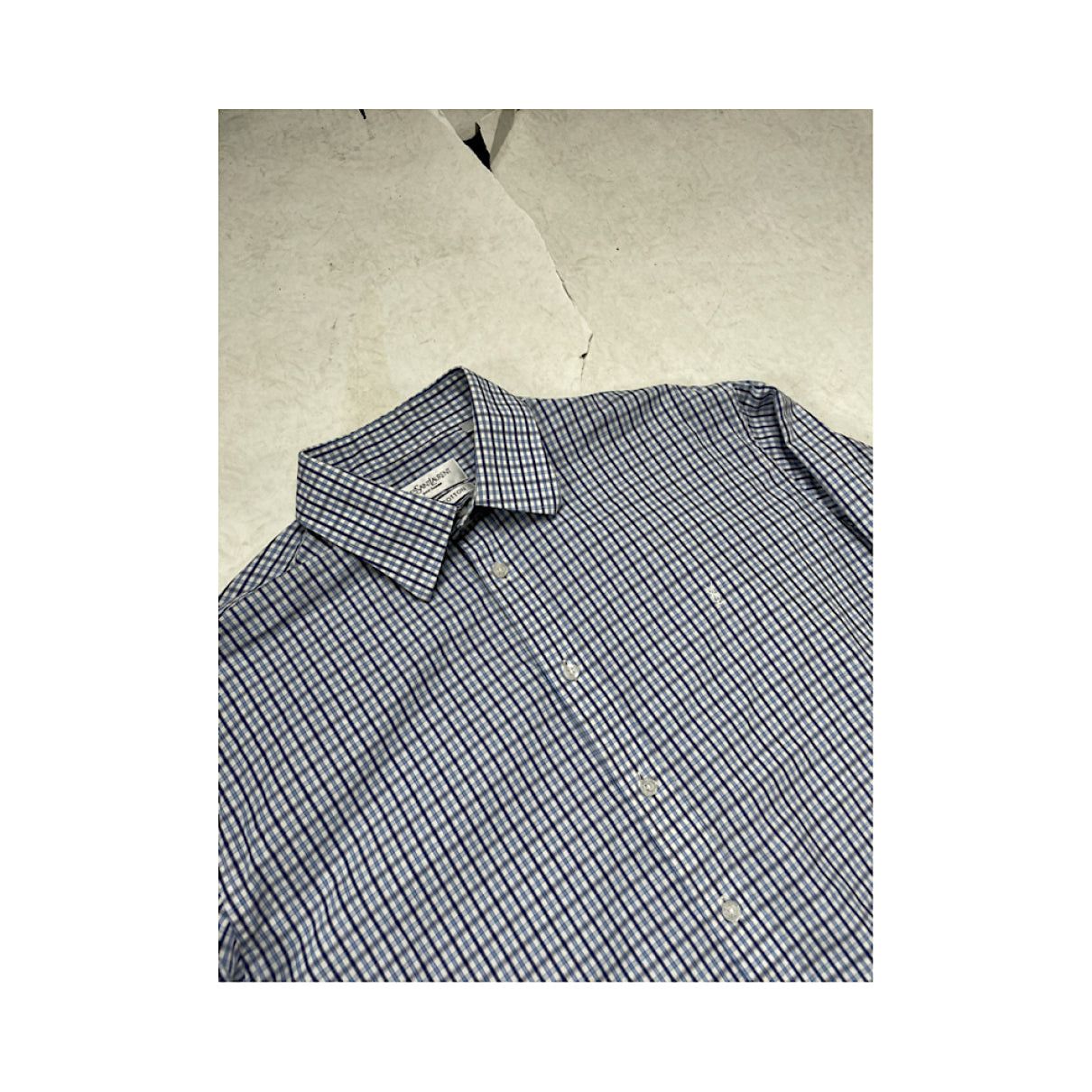 Yves Saint Laurent Black Cotton Shirt Size XL / US 12-14 / IT 48-50 - 2 Thumbnail