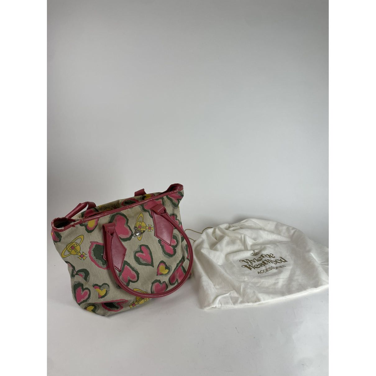Vivienne Westwood Pink Leather Handbag Size ONE SIZE - 5 Thumbnail