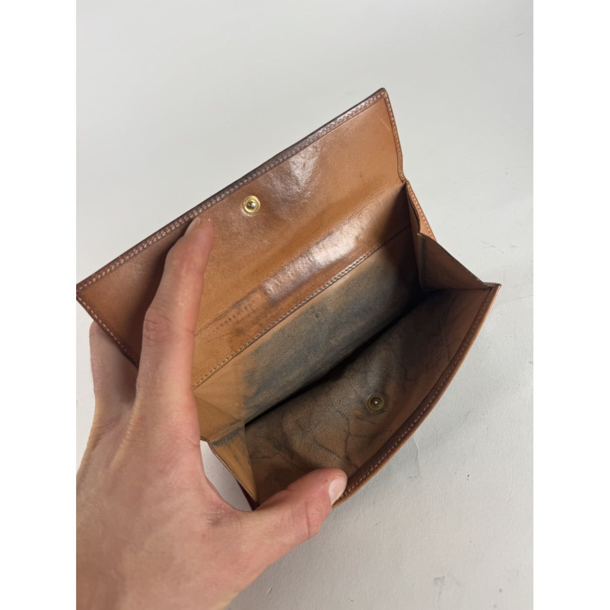 Celine Triomphe Brown Leather Wallet Size ONE SIZE - 5 Thumbnail