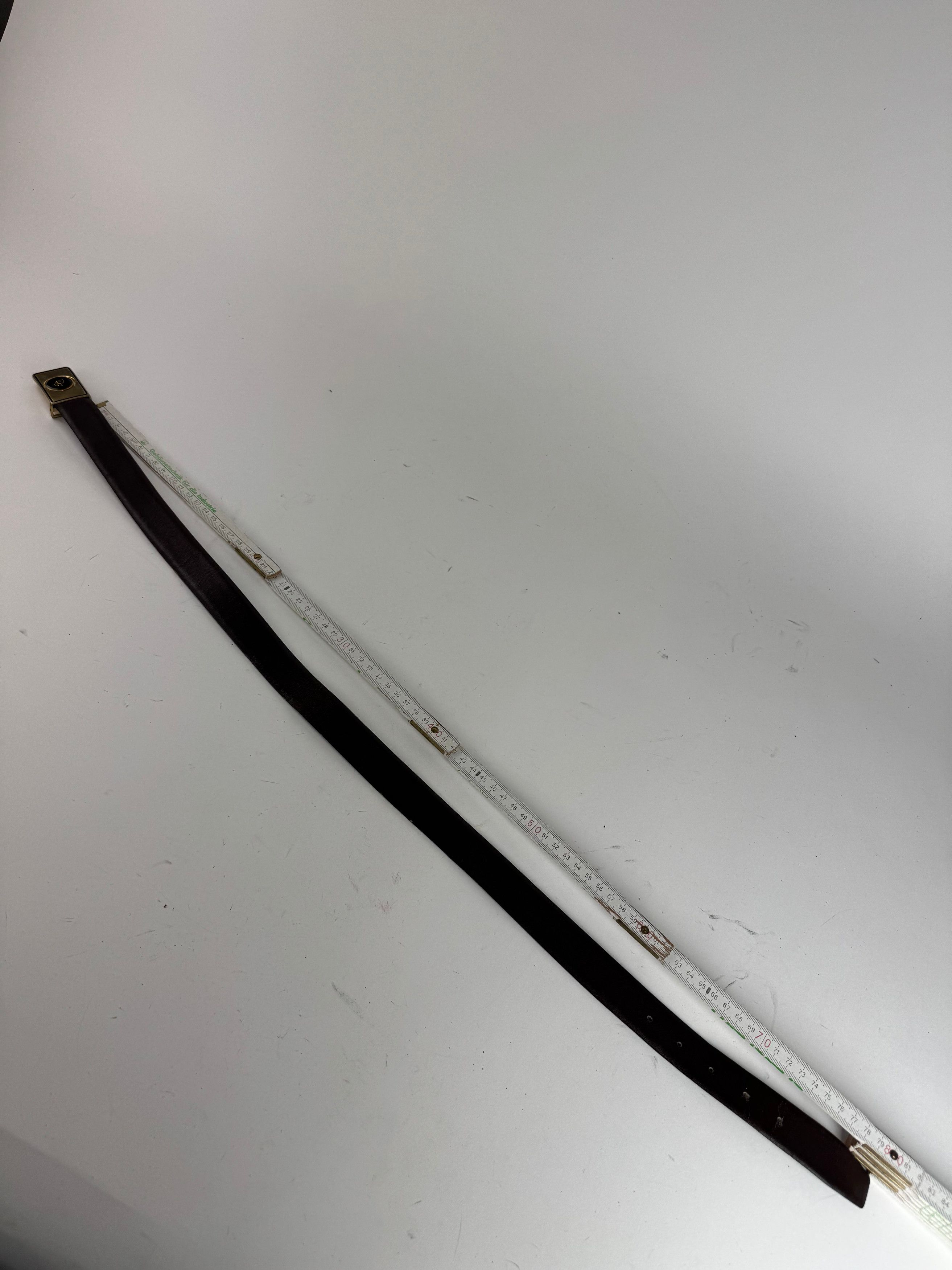 Dior Vintage Leather belt brown Size ONE SIZE - 6 Thumbnail