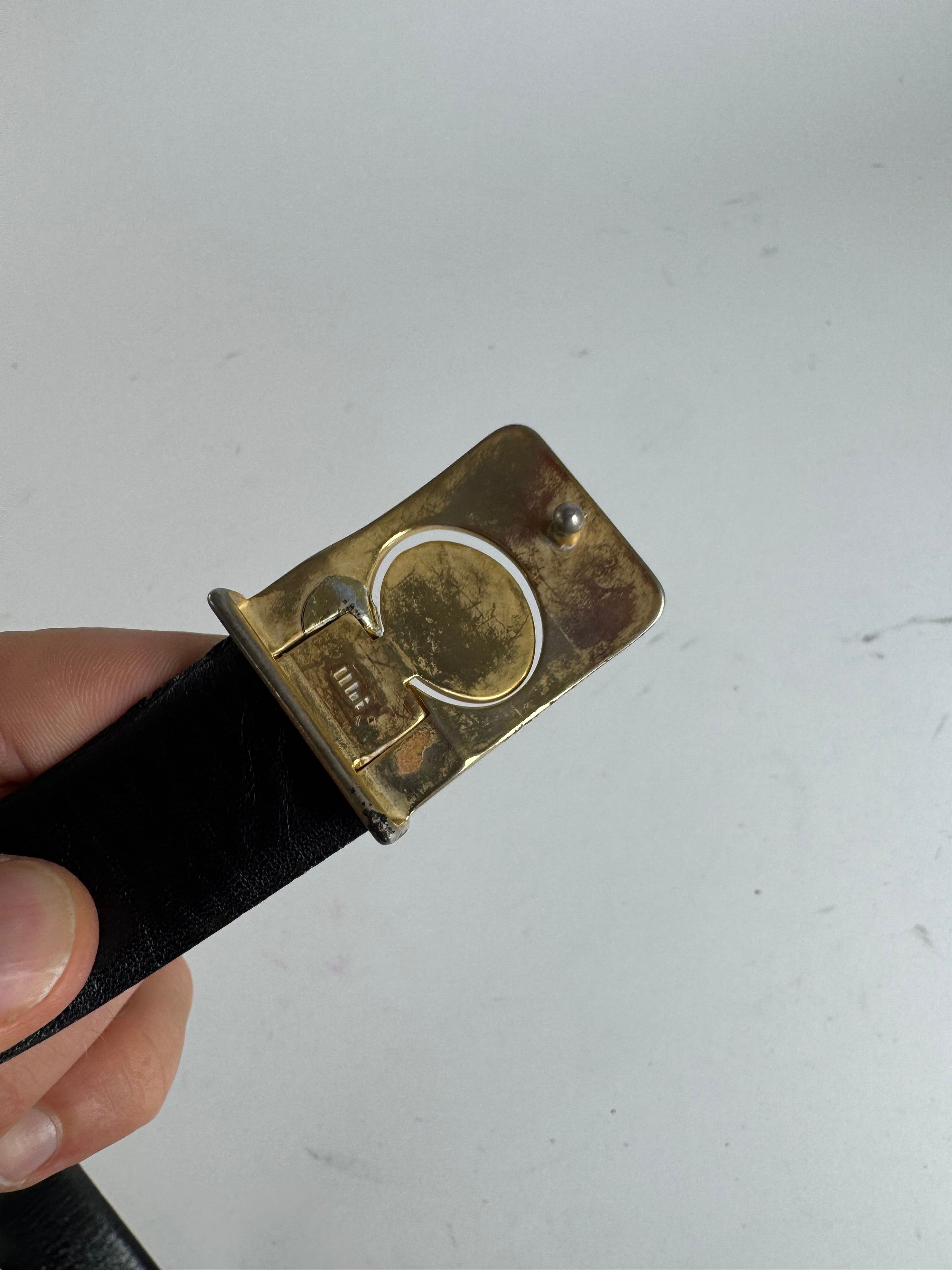 Dior Vintage Leather belt brown Size ONE SIZE - 2 Thumbnail