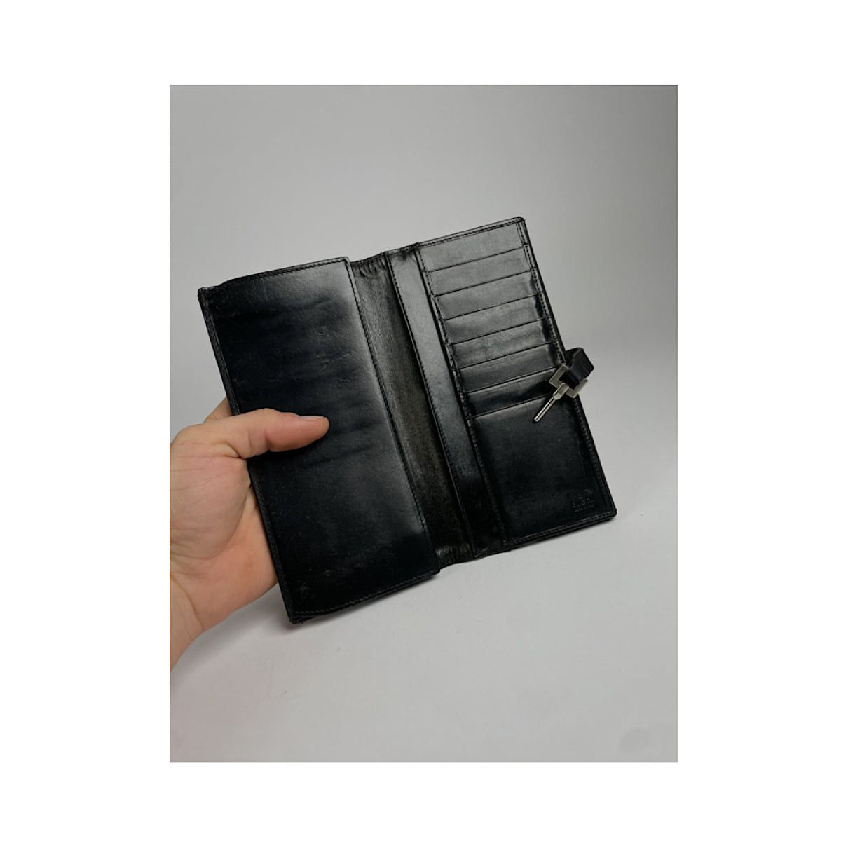 Gucci Jackie Vintage Black Leather Wallet Size ONE SIZE - 5 Thumbnail