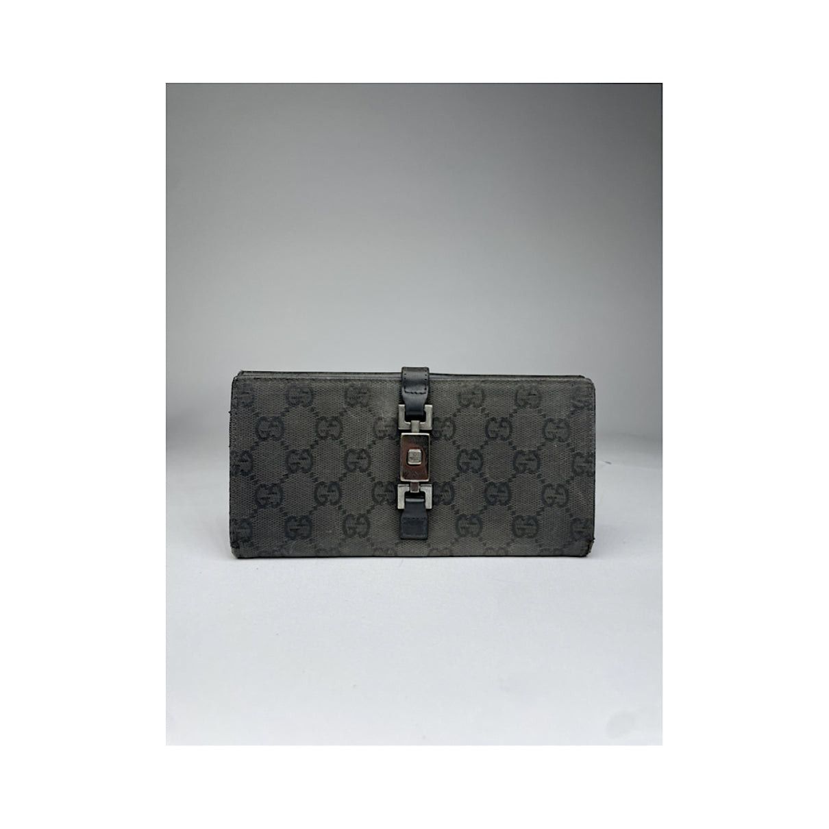 Gucci Jackie Vintage Black Leather Wallet Size ONE SIZE - 2 Thumbnail
