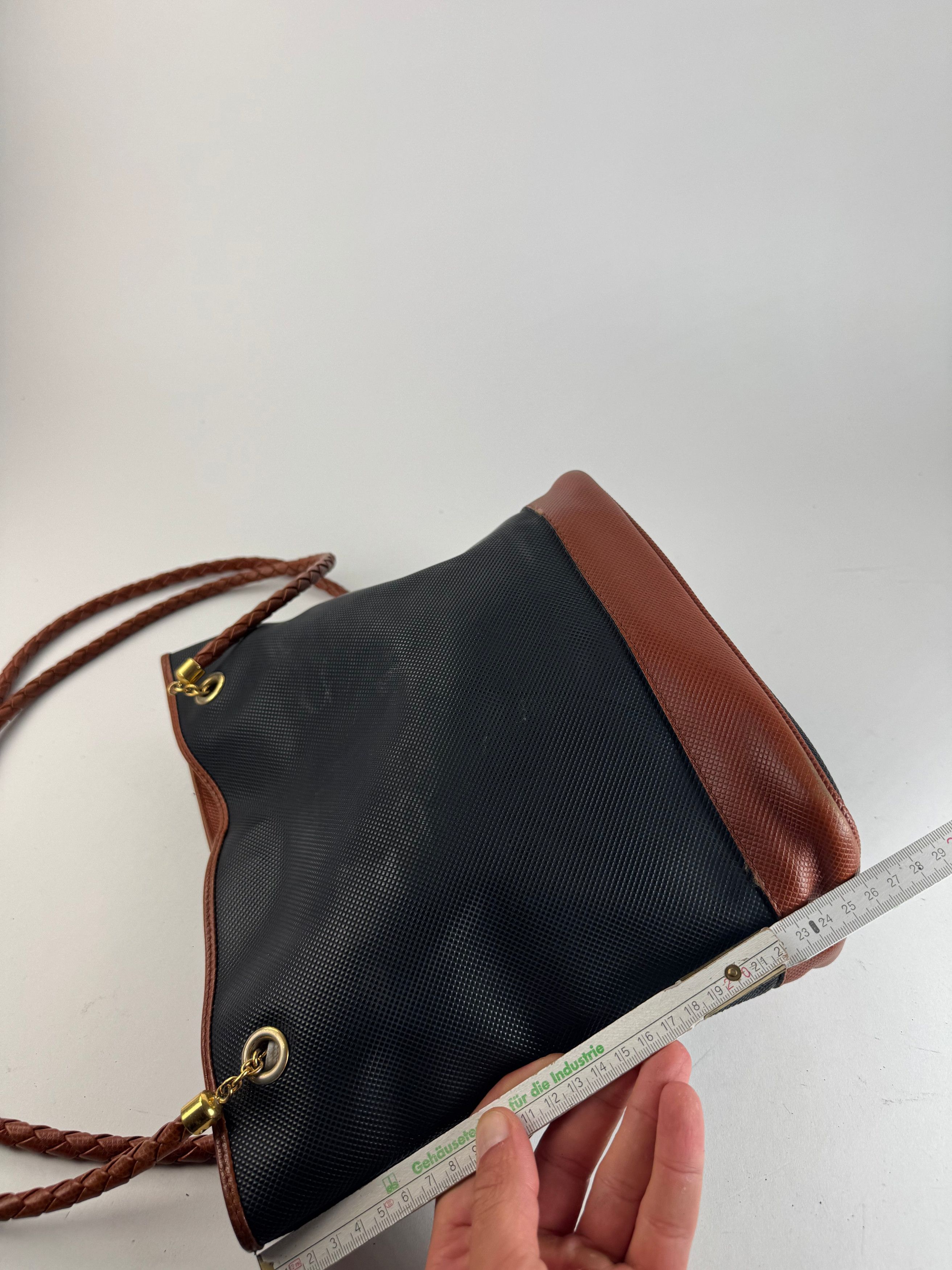 Bottega Veneta Vintage Leather shopper Bag black brown Size ONE SIZE - 14 Thumbnail