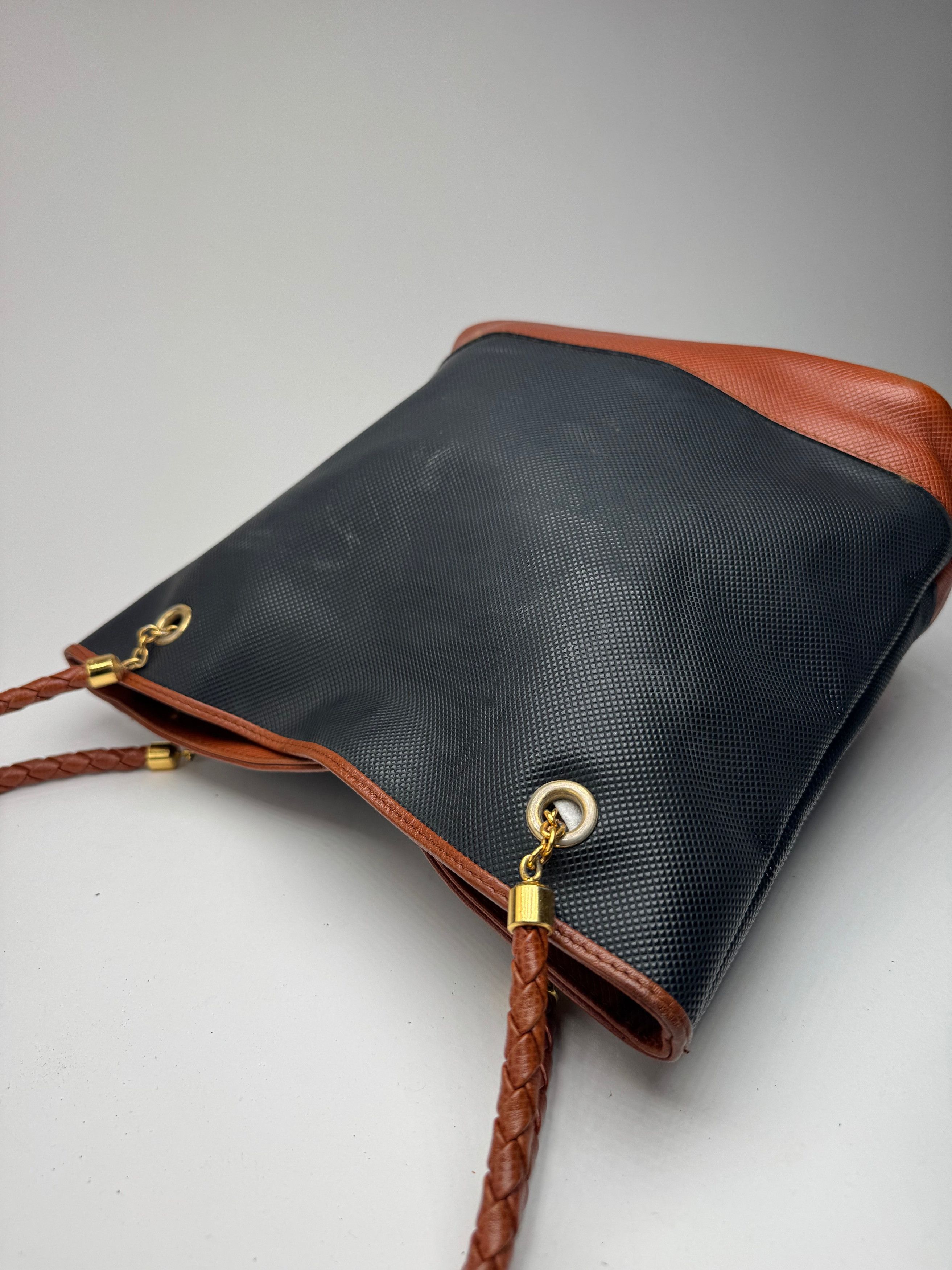 Bottega Veneta Vintage Leather shopper Bag black brown Size ONE SIZE - 11 Thumbnail