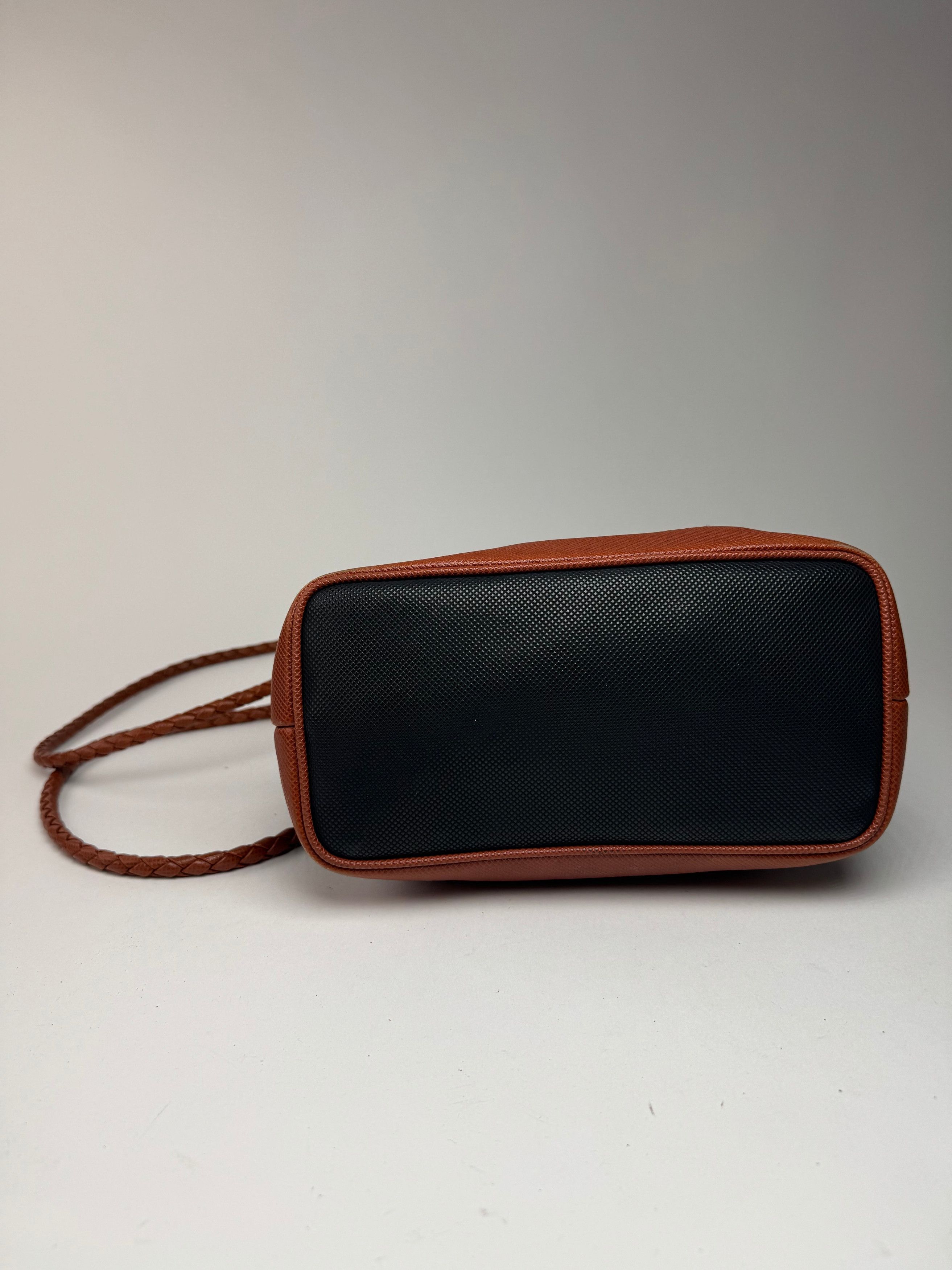 Bottega Veneta Vintage Leather shopper Bag black brown Size ONE SIZE - 12 Thumbnail