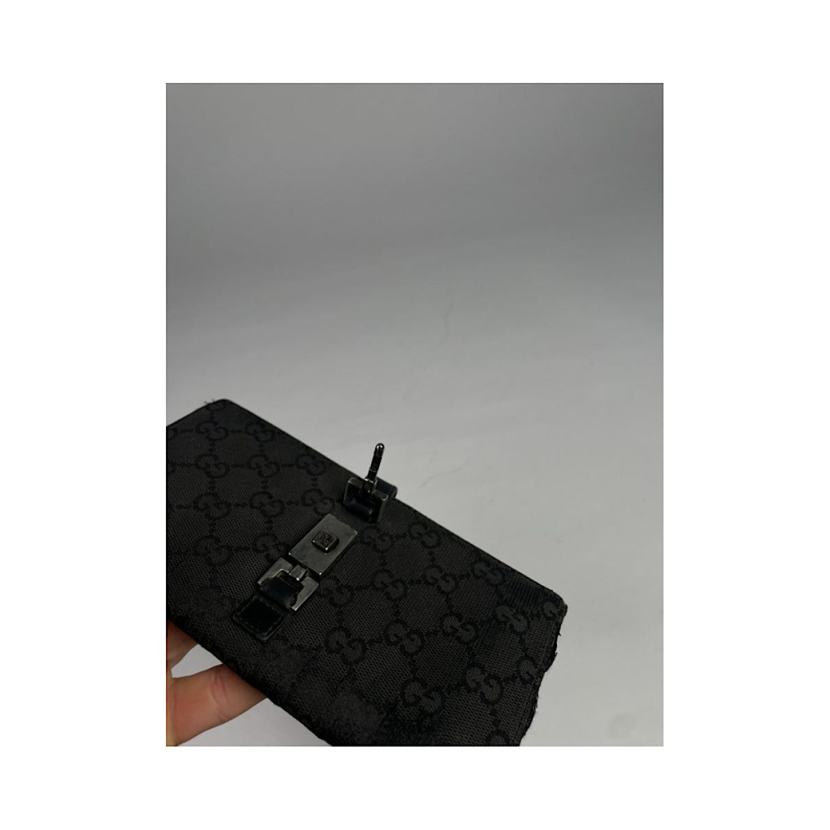 Gucci Horsebit 1955 Black Leather Wallet Size ONE SIZE - 4 Thumbnail