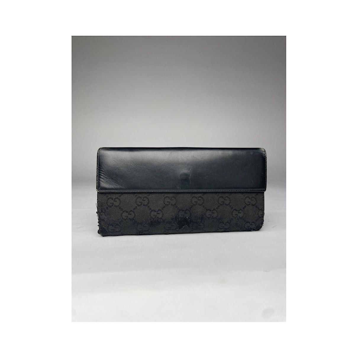 Gucci Horsebit 1955 Black Leather Wallet Size ONE SIZE - 3 Thumbnail
