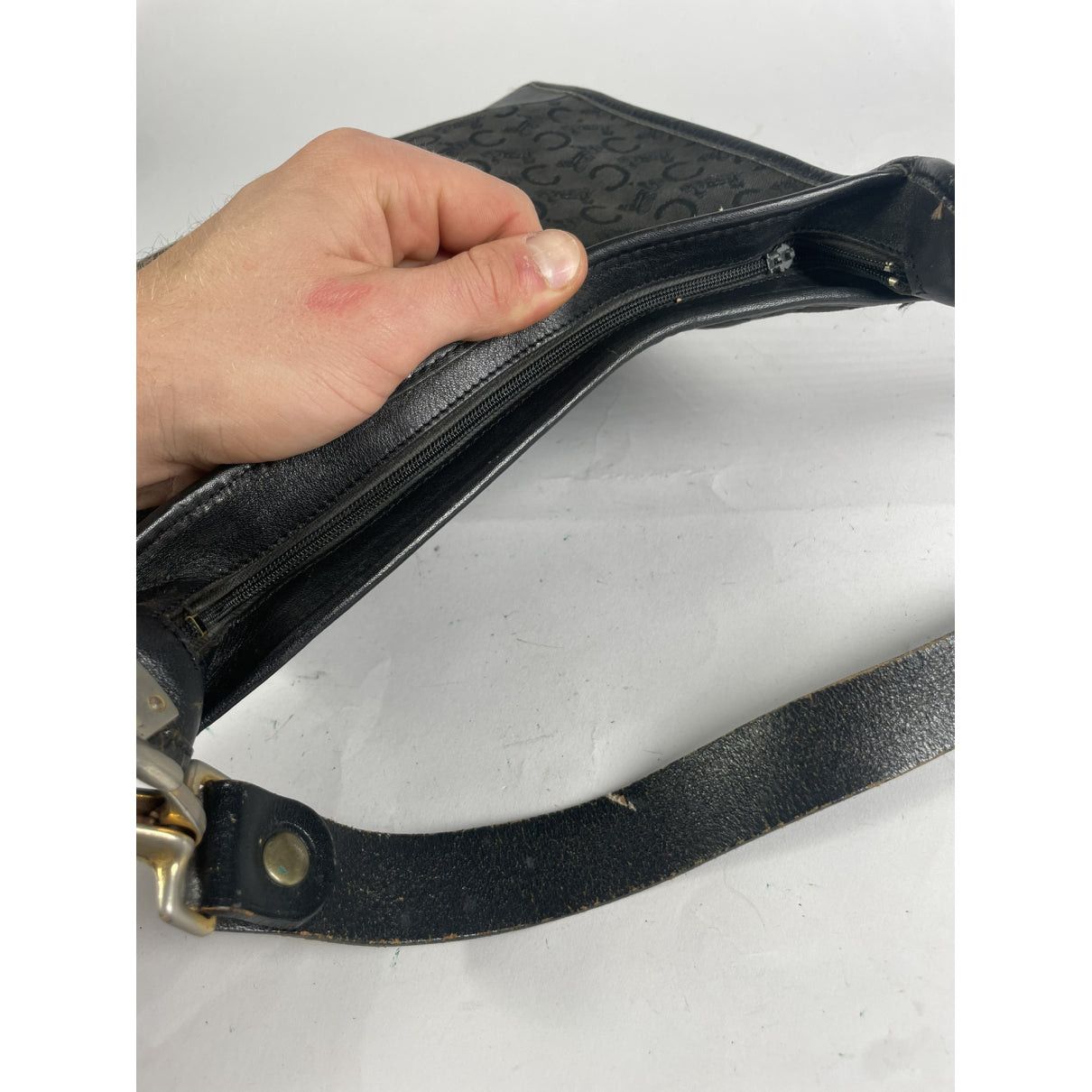 Celine SAC 16 BESACE Black Leather Handbag Size ONE SIZE - 5 Thumbnail