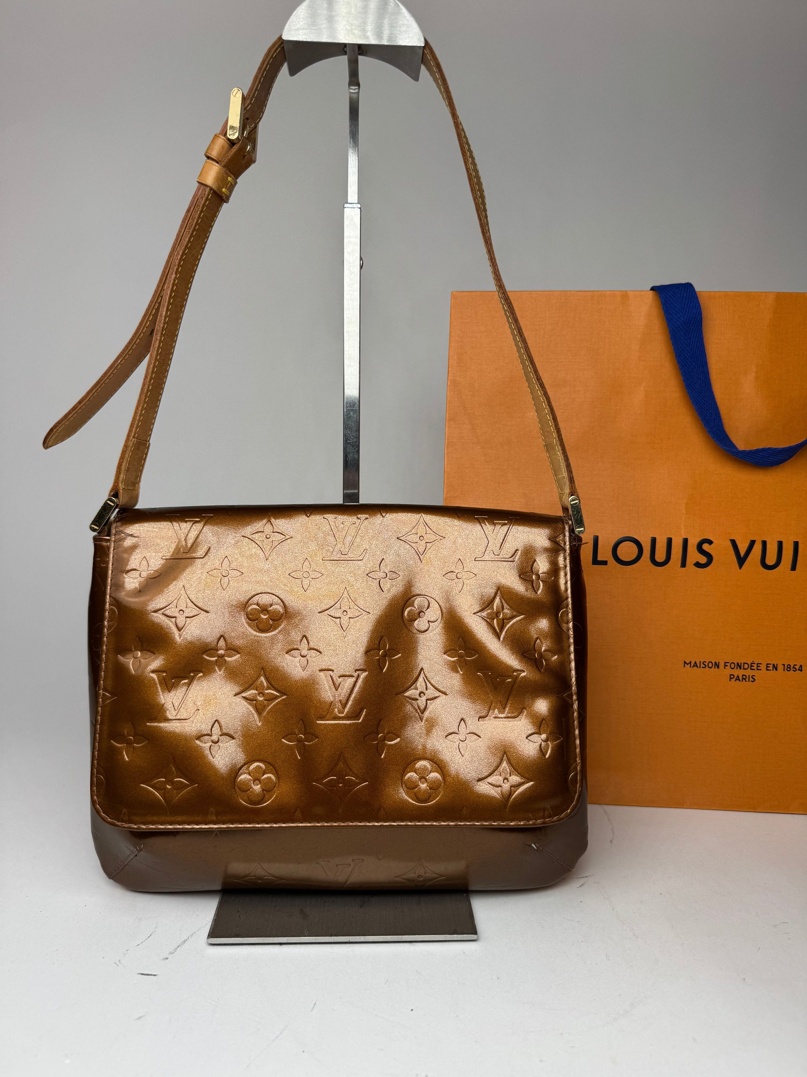 Louis Vuitton Vintage Vernis Leather Bag Brown Size ONE SIZE - 15 Thumbnail