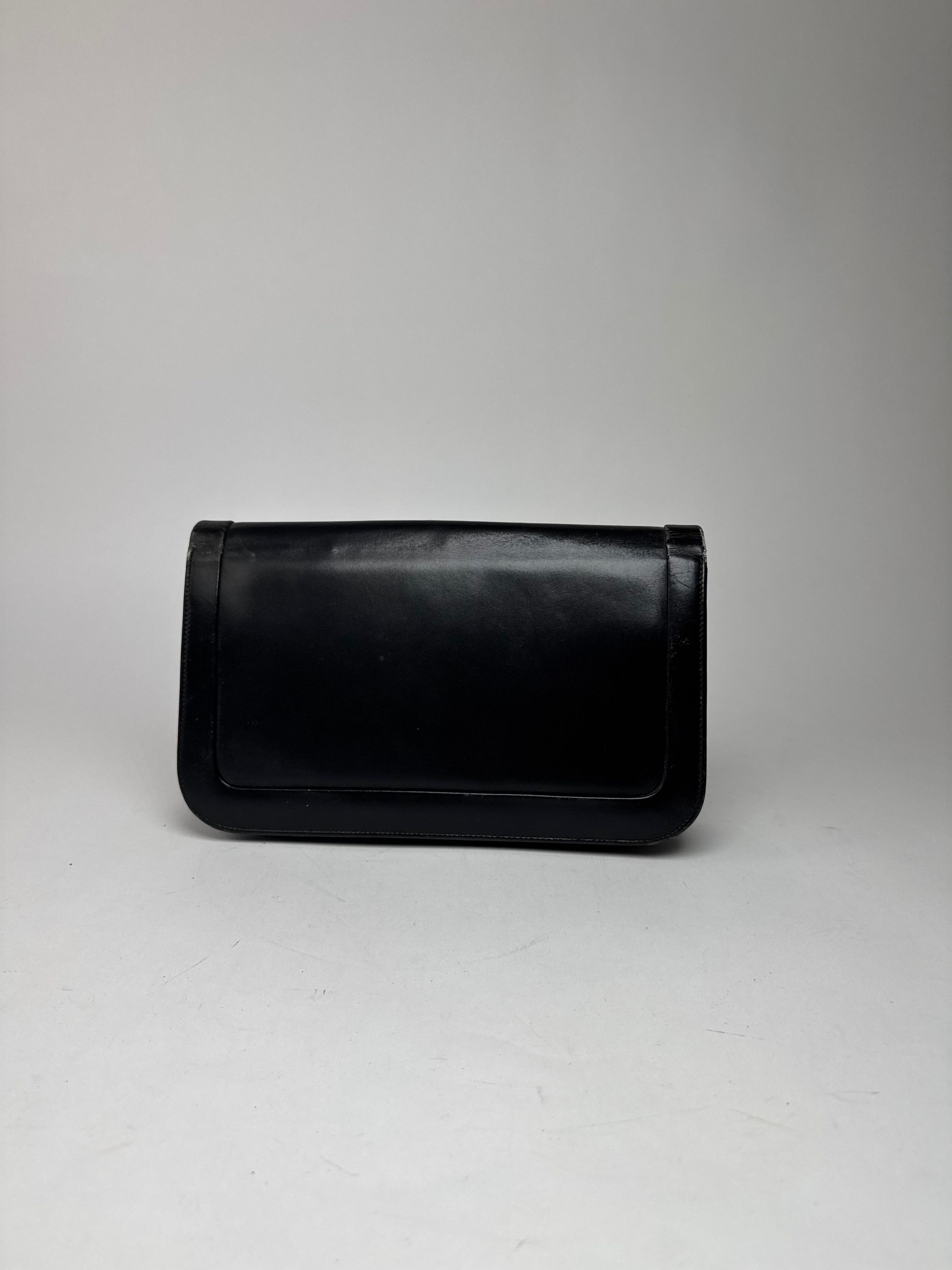 Givenchy Vintage Leather Clutch Black Size ONE SIZE - 11 Thumbnail