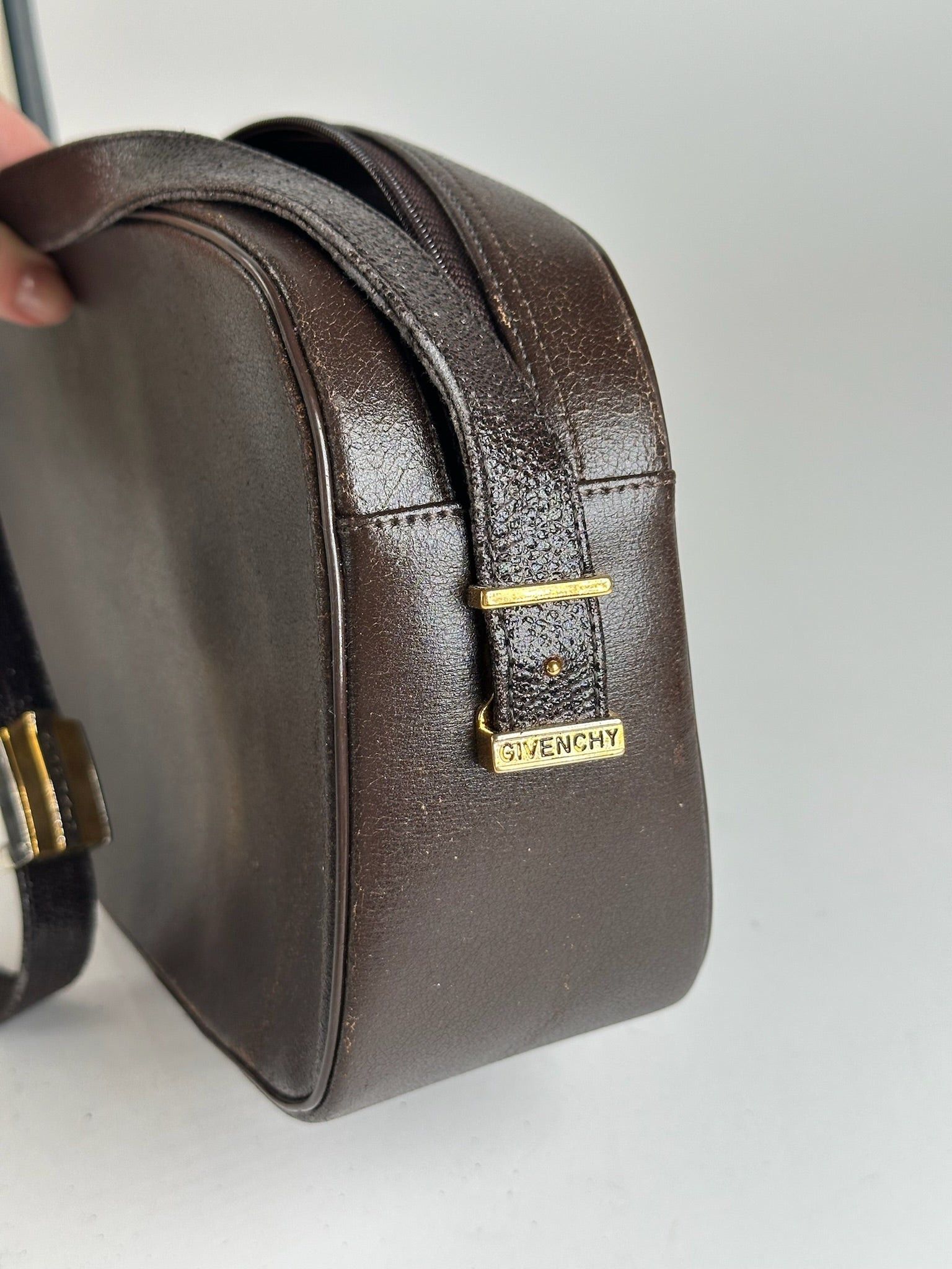 Givenchy Vintage 4G Leather Bag Brown Size ONE SIZE - 8 Thumbnail