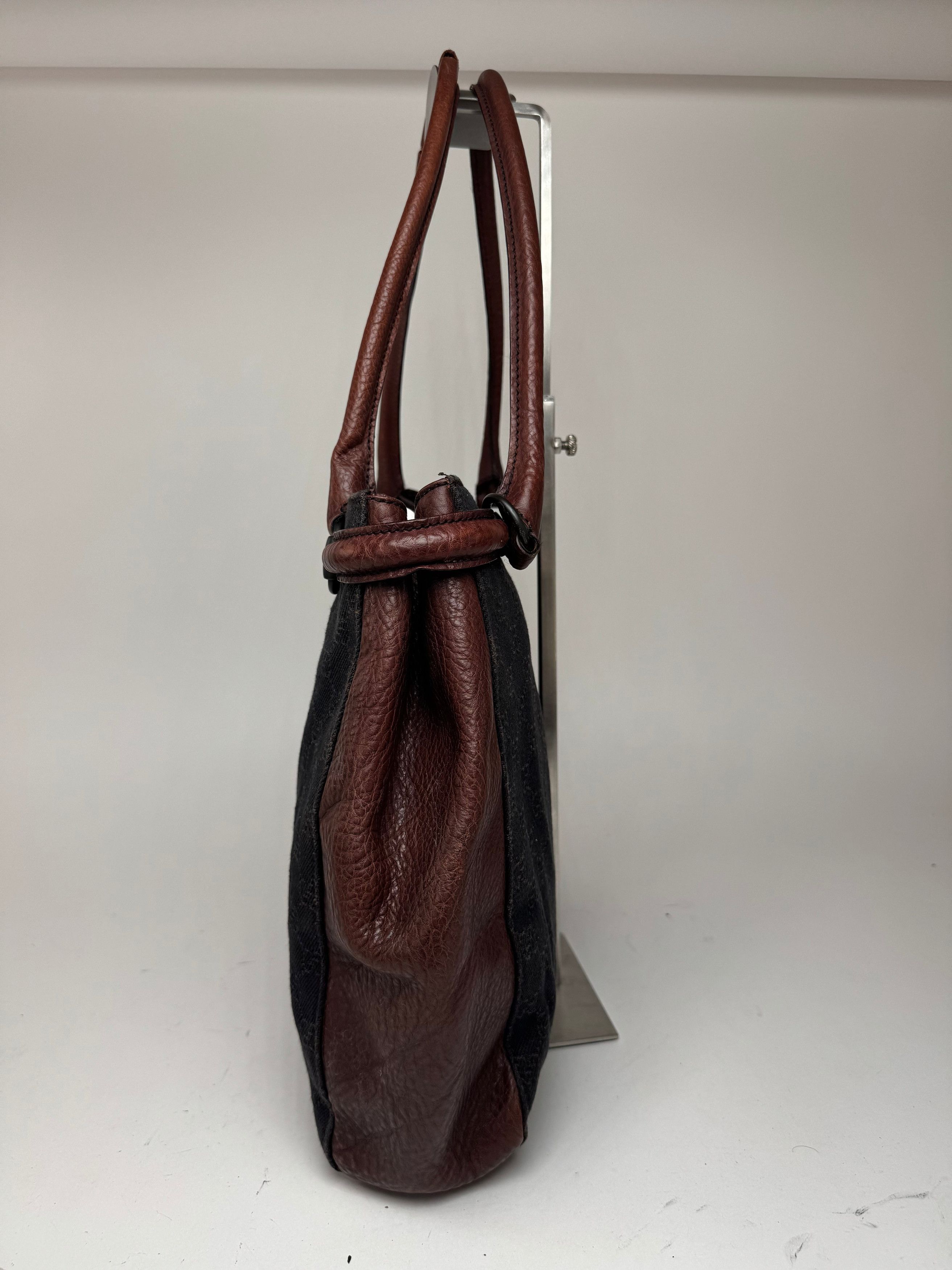 Gucci Vintage Monogramm Bah Black Brown Size ONE SIZE - 4 Thumbnail